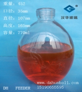 770ml出口玻璃飲鳥(niǎo)器