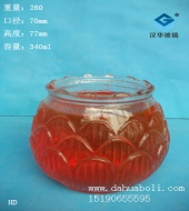 340ml蓮花玻璃燭臺