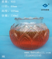 730ml蓮花玻璃燭臺