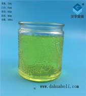 500ml太陽花出口玻璃燭臺